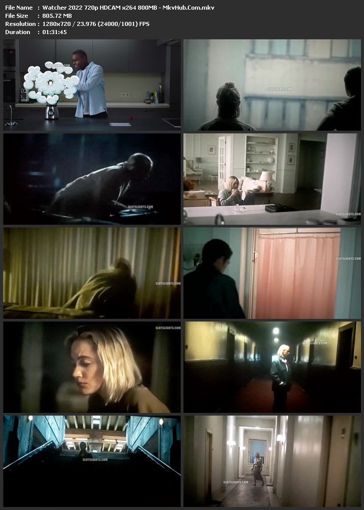 Watcher 2022 English 720p HDCAM 800MB Download