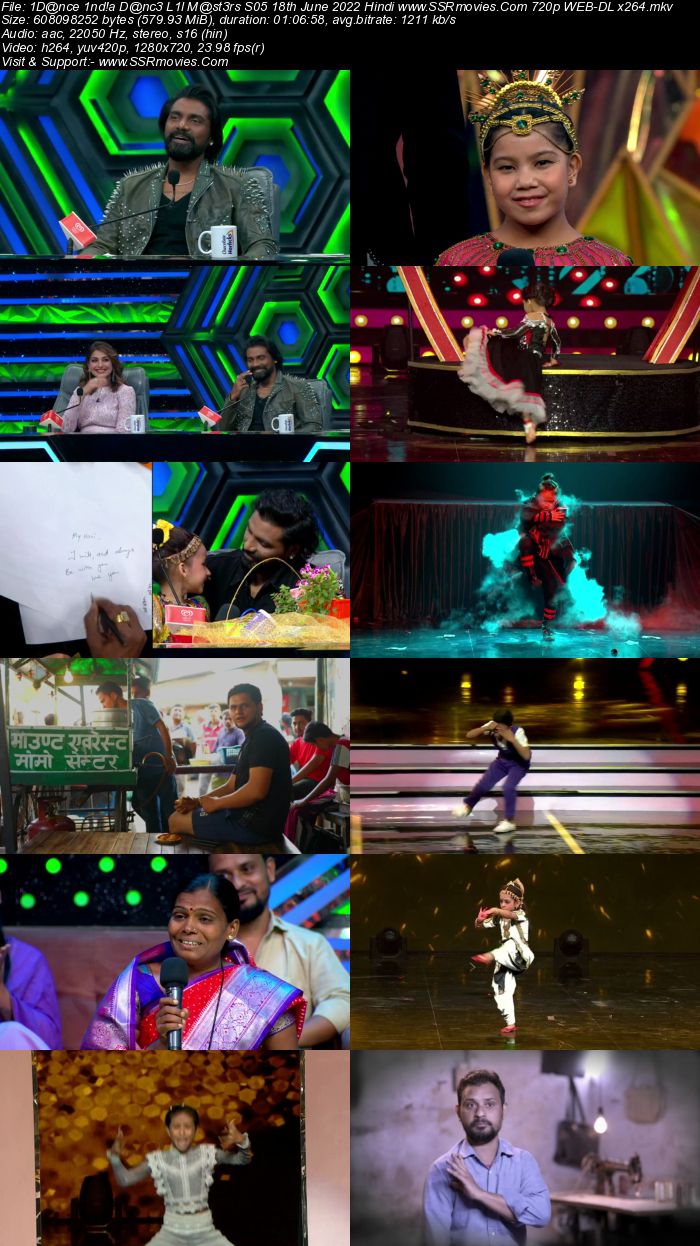 Dance India Dance Lil Masters S05 18th June 2022 720p 480p WEB-DL 300MB Download