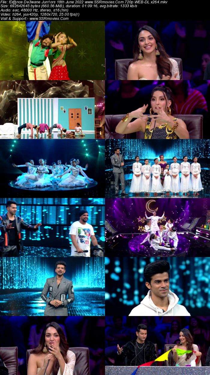 Dance Deewane Juniors 18th June 2022 720p 480p WEB-DL x264 350MB Download