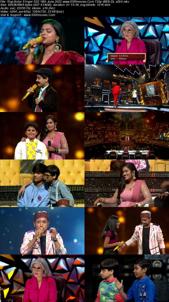 Superstar Singer S02 18th June 2022 720p 480p WEB-DL x264 750MB Download