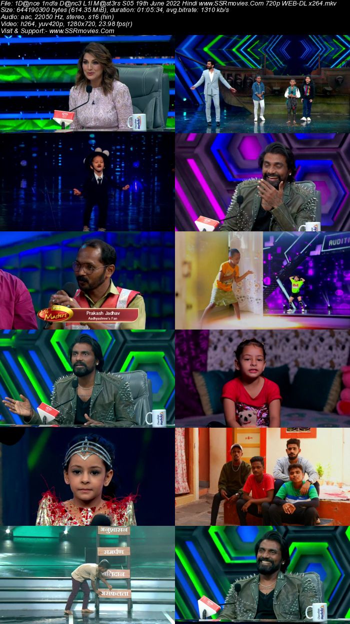 Dance India Dance Lil Masters S05 19th June 2022 720p 480p WEB-DL 300MB Download