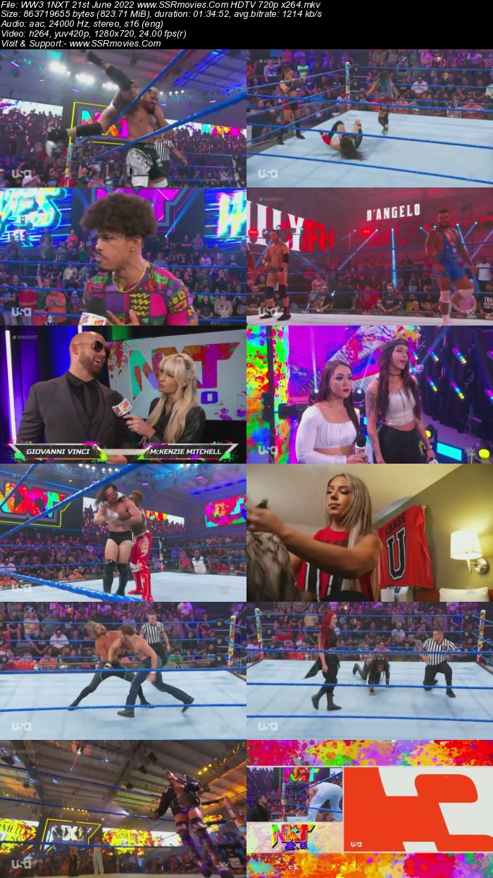 WWE NXT 2.0 21st June 2022 480p 720p HDTV Download