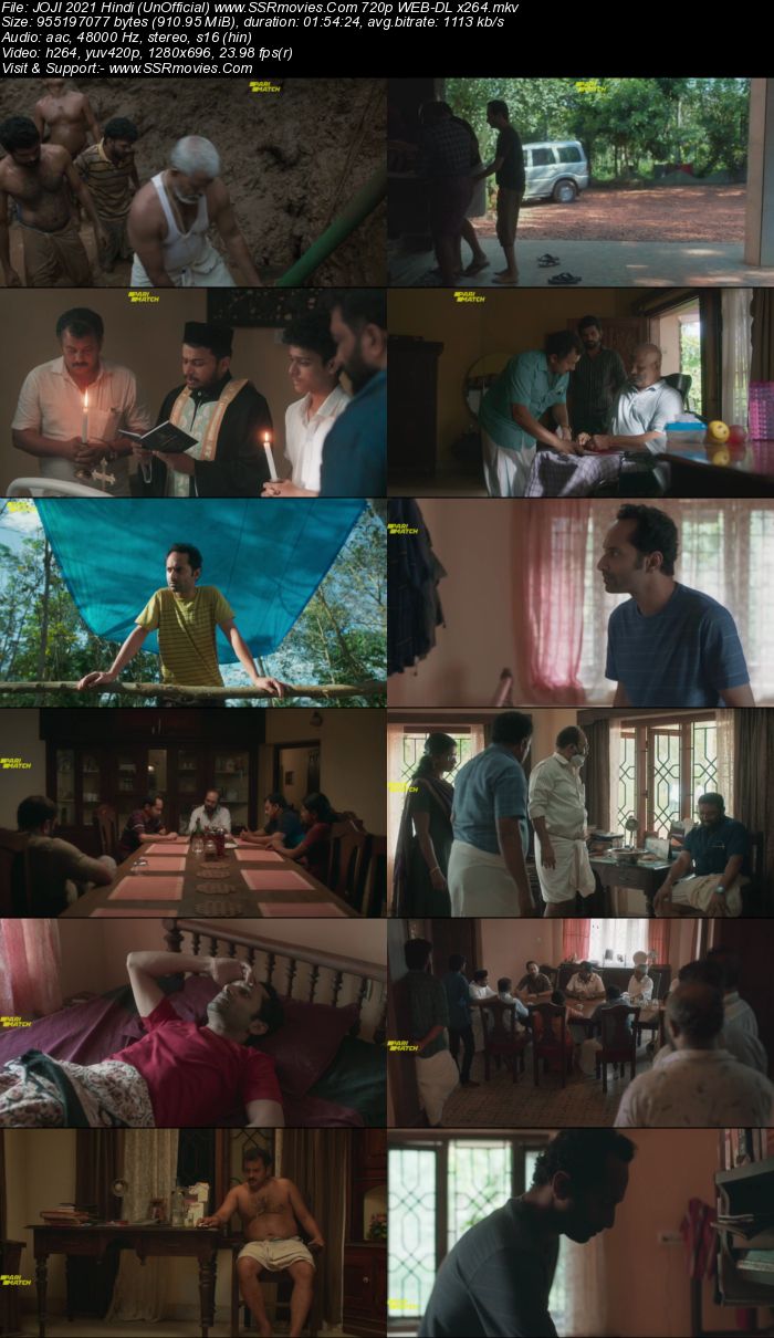 Joji 2021 Hindi (UnOfficial) 720p 480p WEB-DL x264 ESubs Full Movie Download