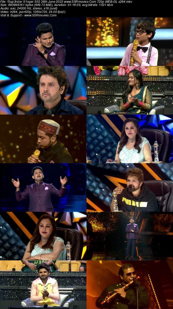 Superstar Singer S02 26th June 2022 720p 480p WEB-DL x264 750MB Download