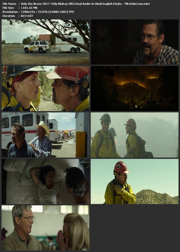 Only the Brave 2017 Dual Audio [Hindi-English] 720p BluRay 1.2GB Download