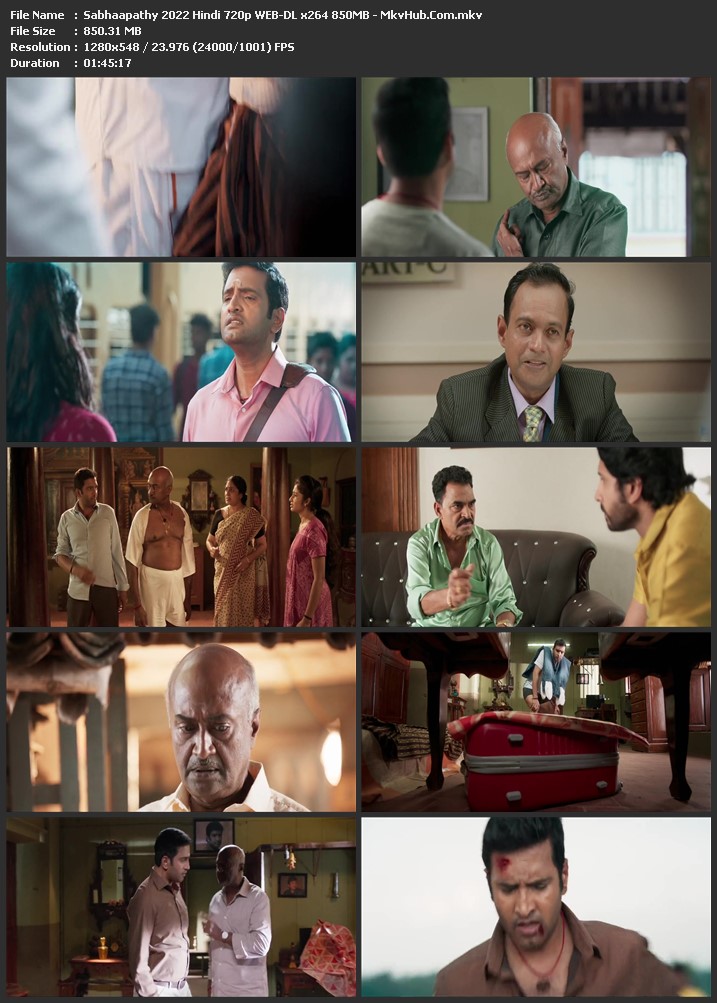 Sabhaapathy 2021 Hindi 720p WEB-DL 850MB Download