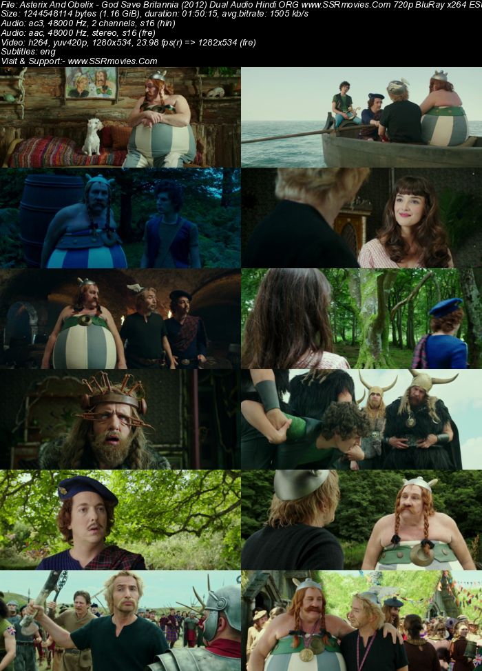 Astérix and Obélix: God Save Britannia 2012 Dual Audio Hindi ORG 720p 480p BluRay x264 ESubs Full Movie Download