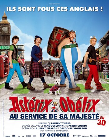 Astérix and Obélix: God Save Britannia 2012 Dual Audio [Hindi-French] 720p BluRay 1.2GB ESubs