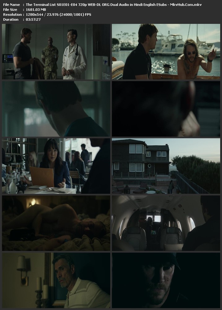 The Terminal List S01 COMPLETE 720p WEB-DL Dual Audio in Hindi English ESubs