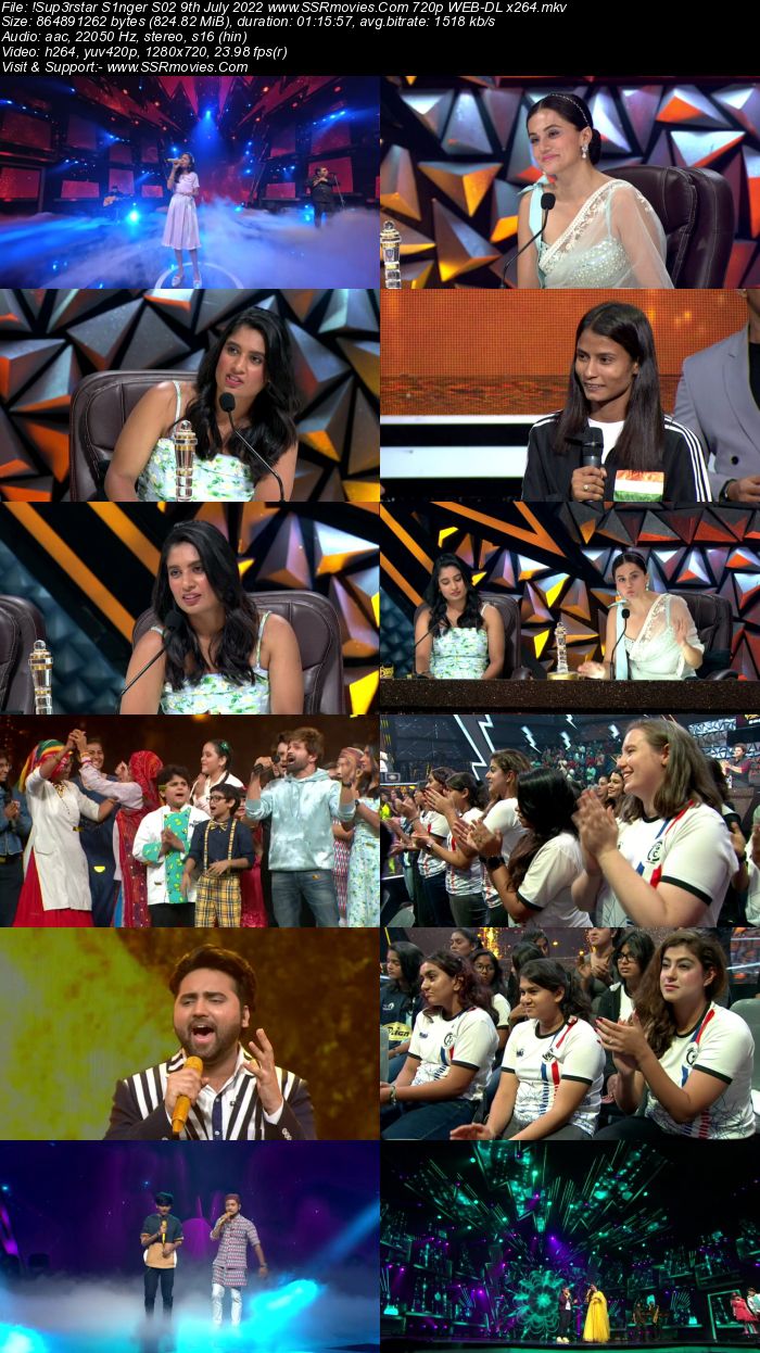 Superstar Singer S02 9th July 2022 720p 480p WEB-DL x264 300MB Download