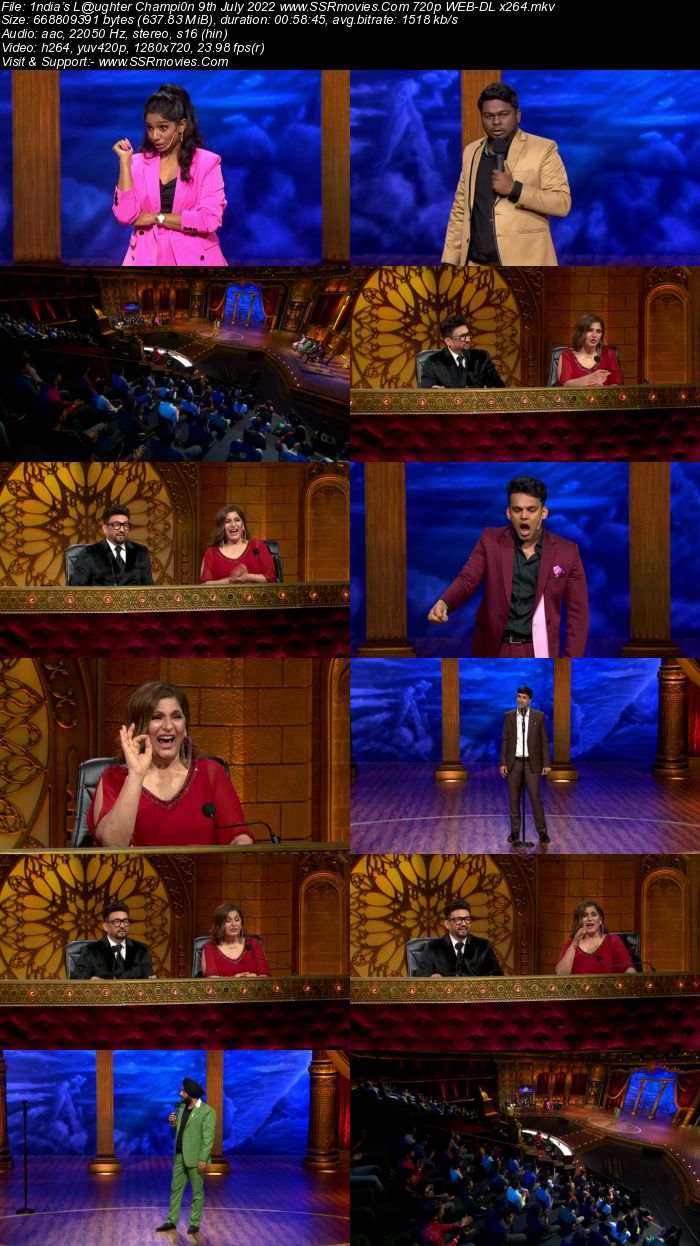 India’s Laughter Champion 2022 9th July 2022 720p 480p WEB-DL 400MB Download