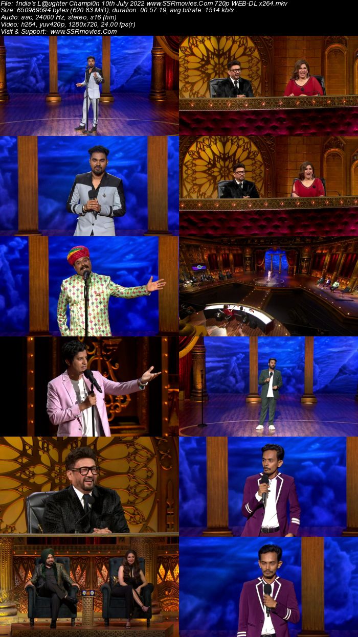 India’s Laughter Champion 2022 10th July 2022 720p 480p WEB-DL 400MB Download