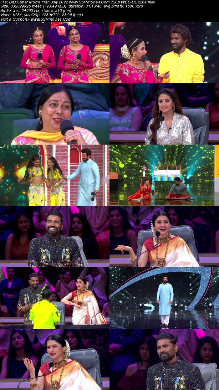 DID Super Moms S03 16th July 2022 720p 480p WEB-DL x264 350MB Download