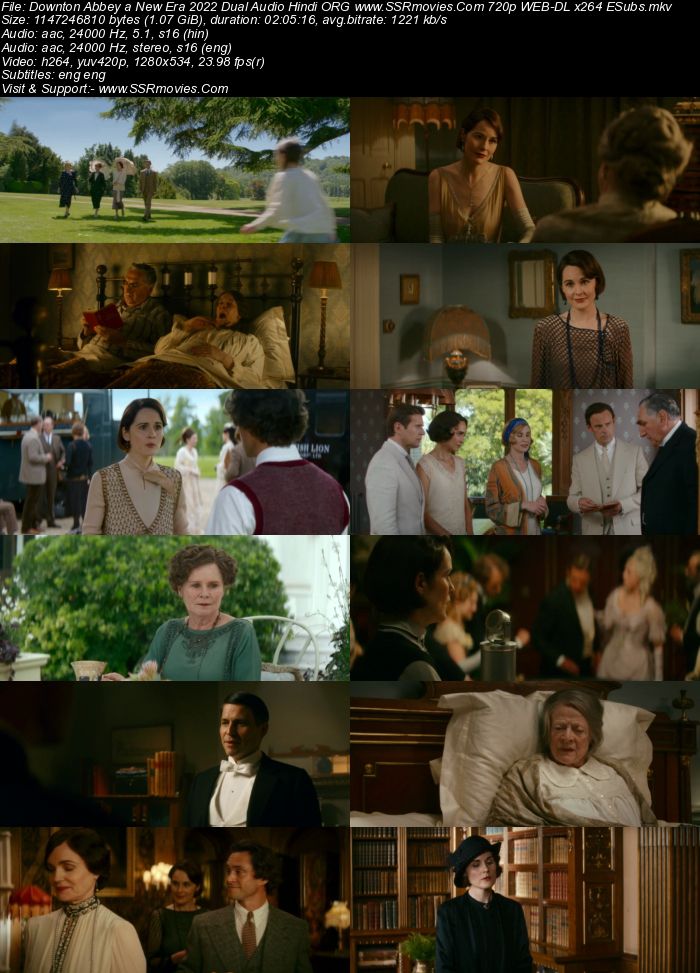 Downton Abbey: A New Era 2022 Dual Audio Hindi ORG 1080p 720p 480p WEB-DL x264 ESubs Full Movie Download