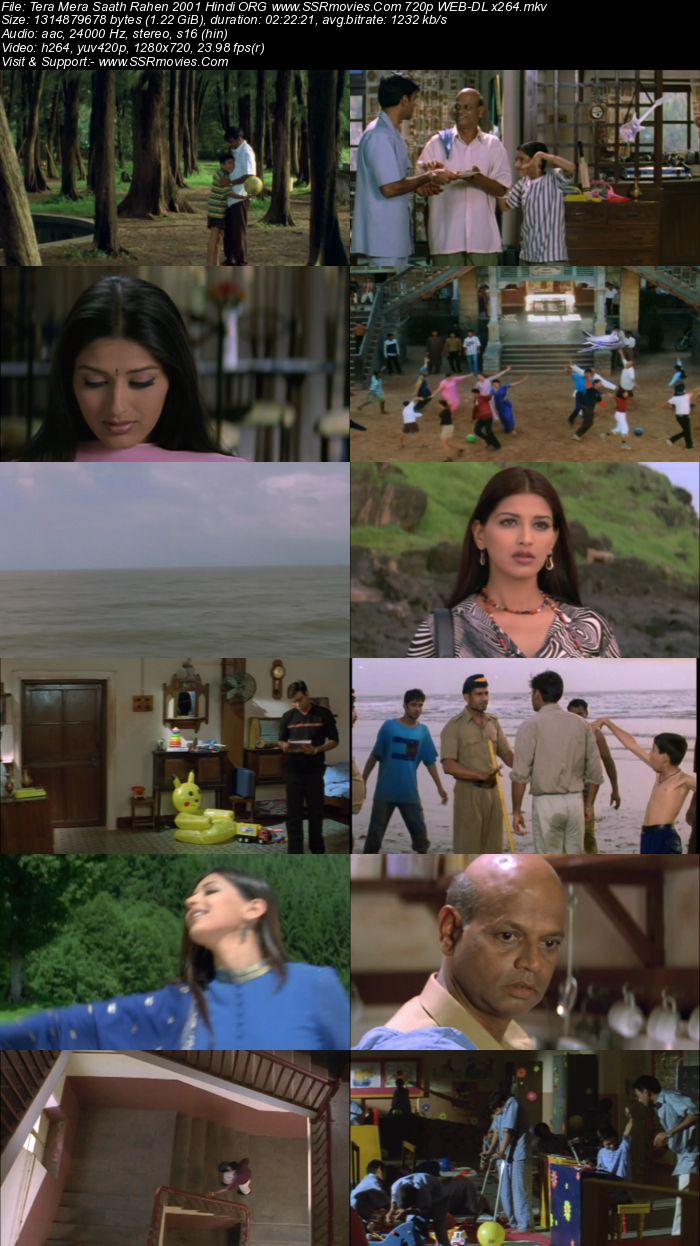 Tera Mera Saath Rahen 2001 Hindi ORG 720p 480p WEB-DL x264 ESubs Full Movie Download