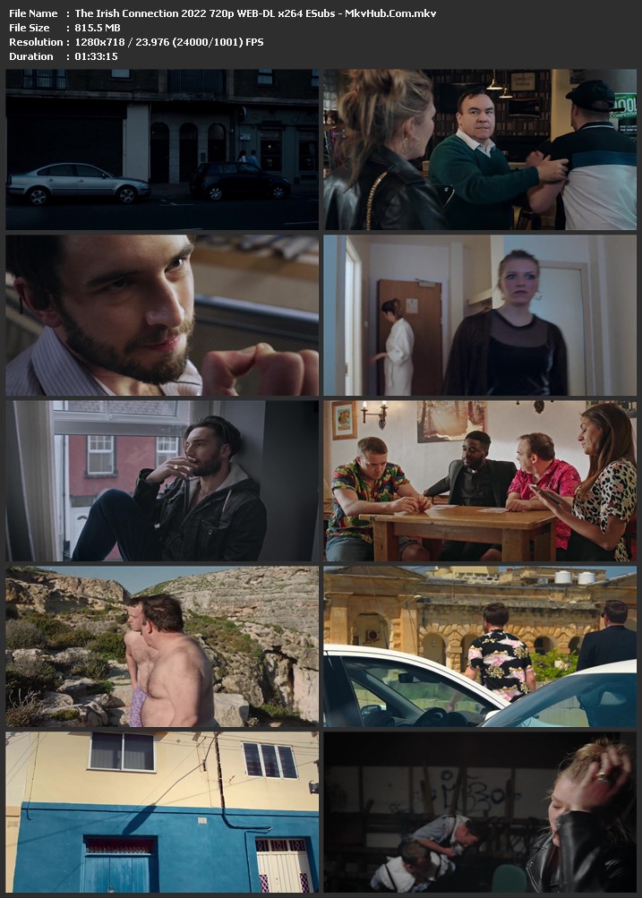 The Irish Connection 2022 English 720p WEB-DL 850MB Download