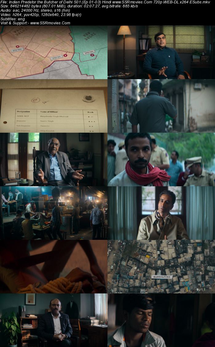 Indian Predator: The Butcher of Delhi 2022 S01 CompleteHindi ORG 720p 480p WEB-DL ESubs Download