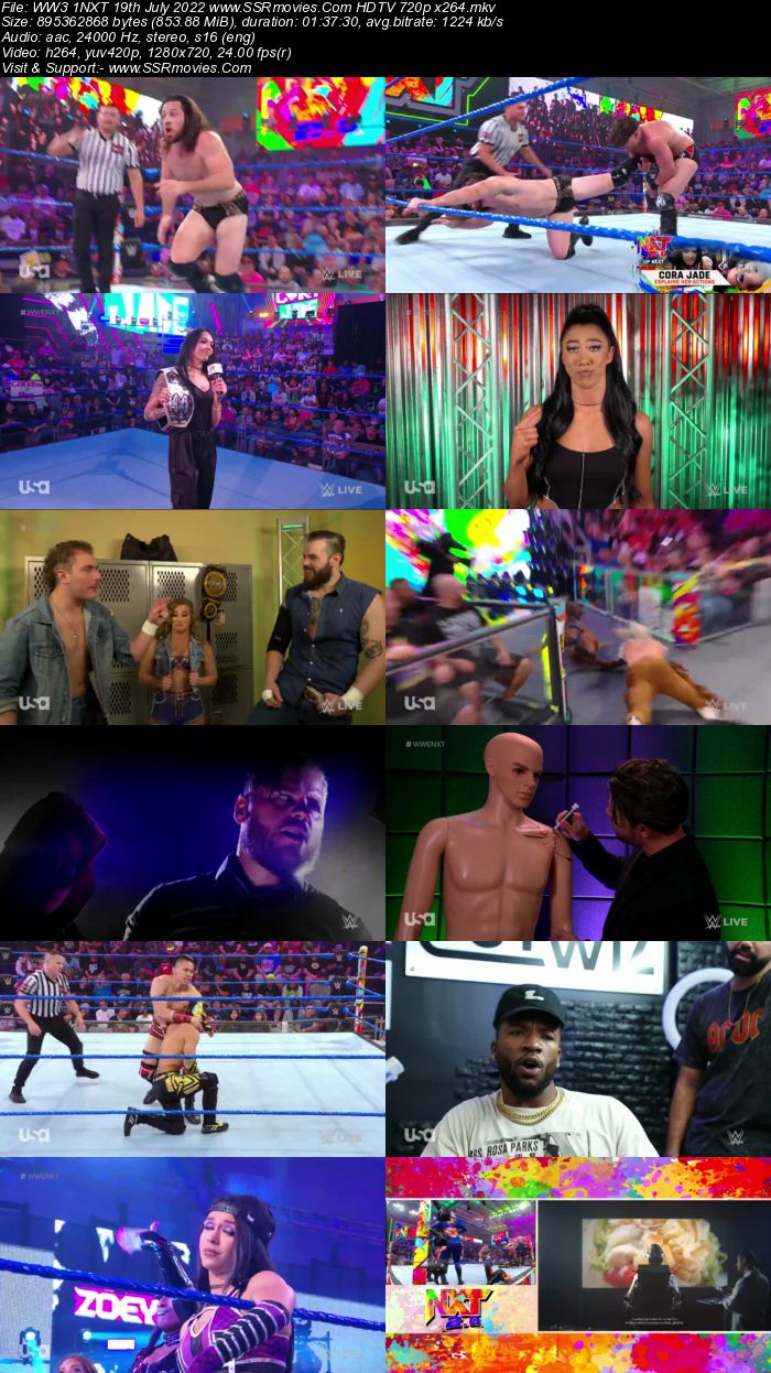 WWE NXT 2.0 19th July 2022 480p 720p HDTV Download