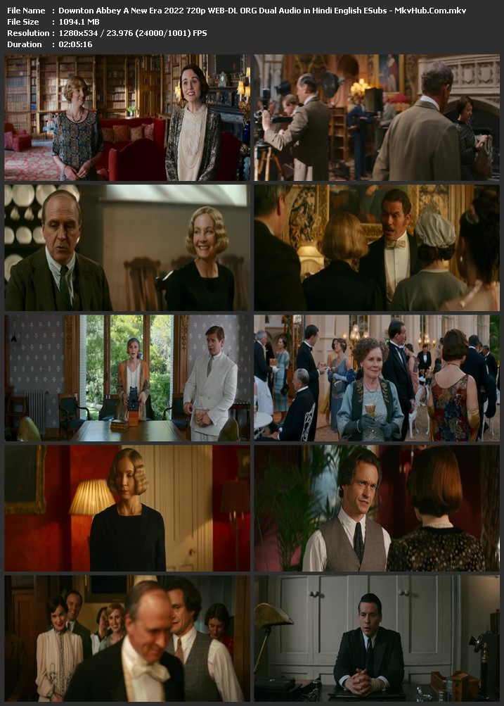 Downton Abbey: A New Era 2022 Dual Audio [Hindi-English] 720p WEB-DL 1.1GB Download