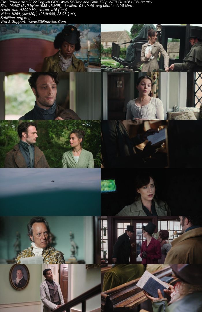 Persuasion 2022 English ORG 1080p 720p 480p WEB-DL x264 ESubs Full Movie Download