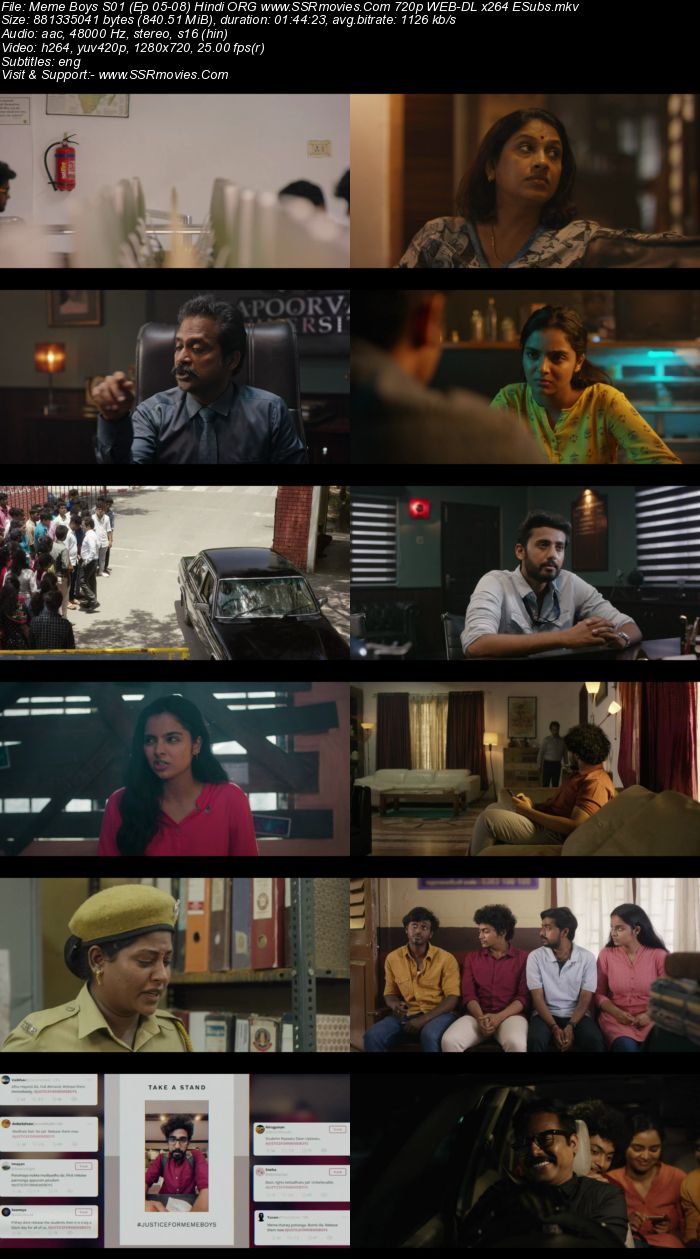 Meme Boys S01 Complete Hindi ORG 720p 480p WEB-DL x264 1.8GB ESubs Download
