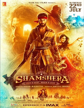 Shamshera 2022 Hindi 1080p WEB-DL 2.6GB Download