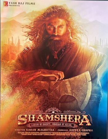 Shamshera 2022 V2 Hindi 1080p 720p 480p HQ DVDScr x264 1.2GB Full Movie Download