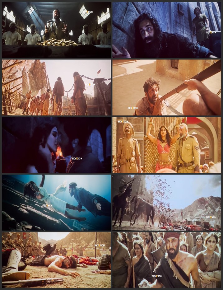 Shamshera 2022 V2 Hindi 1080p 720p 480p HQ DVDScr x264 1.2GB Full Movie Download