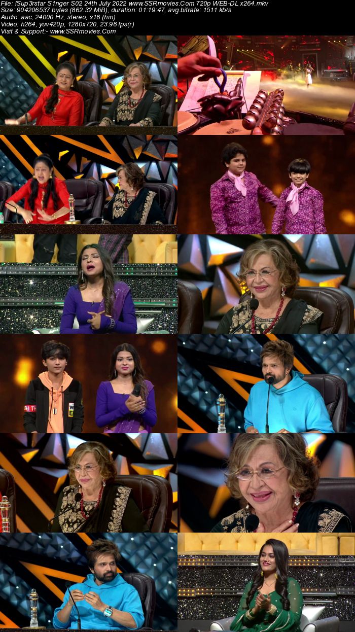 Superstar Singer S02 24th July 2022 720p 480p WEB-DL x264 300MB Download