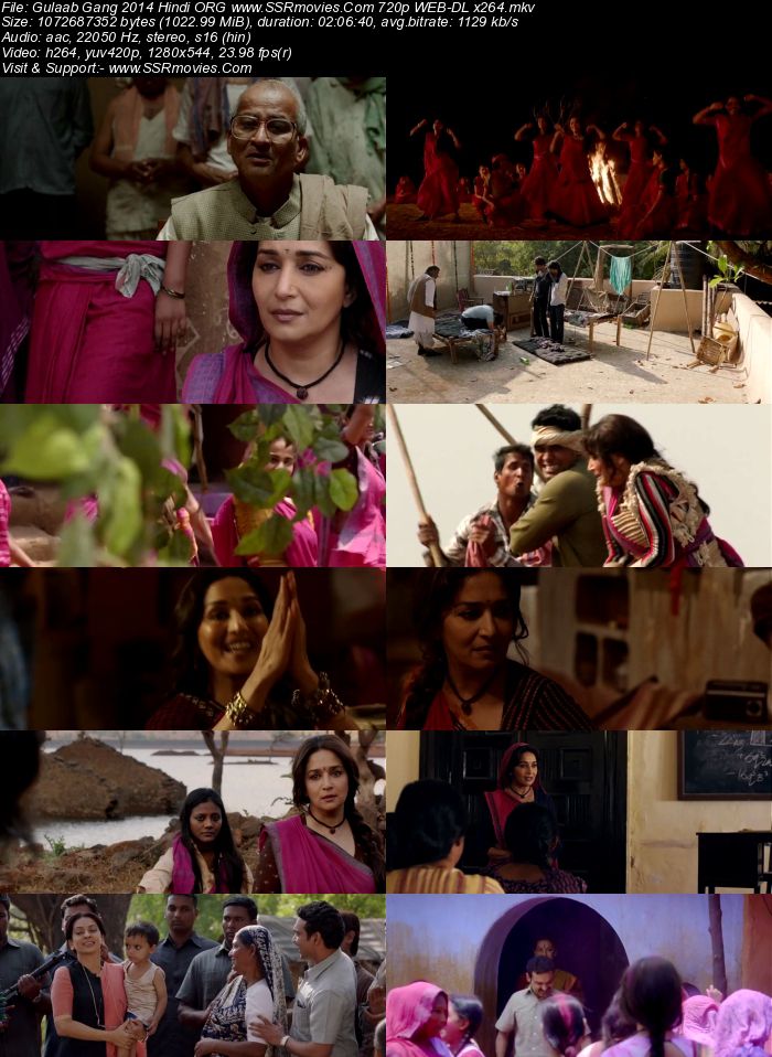 Gulaab Gang 2014 Hindi ORG 1080p 720p 480p WEB-DL x264 1GB Full Movie Download