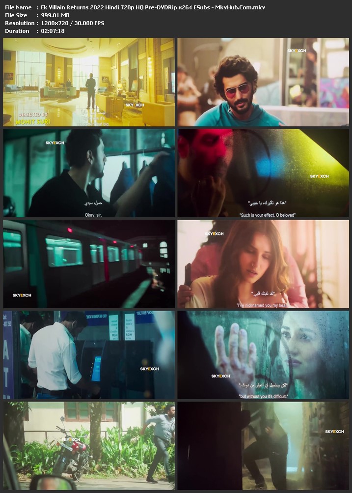 Ek Villain Returns 2022 Hindi 1080p HQ Pre-DVDRip 2.9GB Download