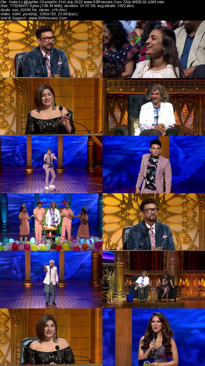 India’s Laughter Champion 2022 31st July 2022 720p 480p WEB-DL 400MB Download