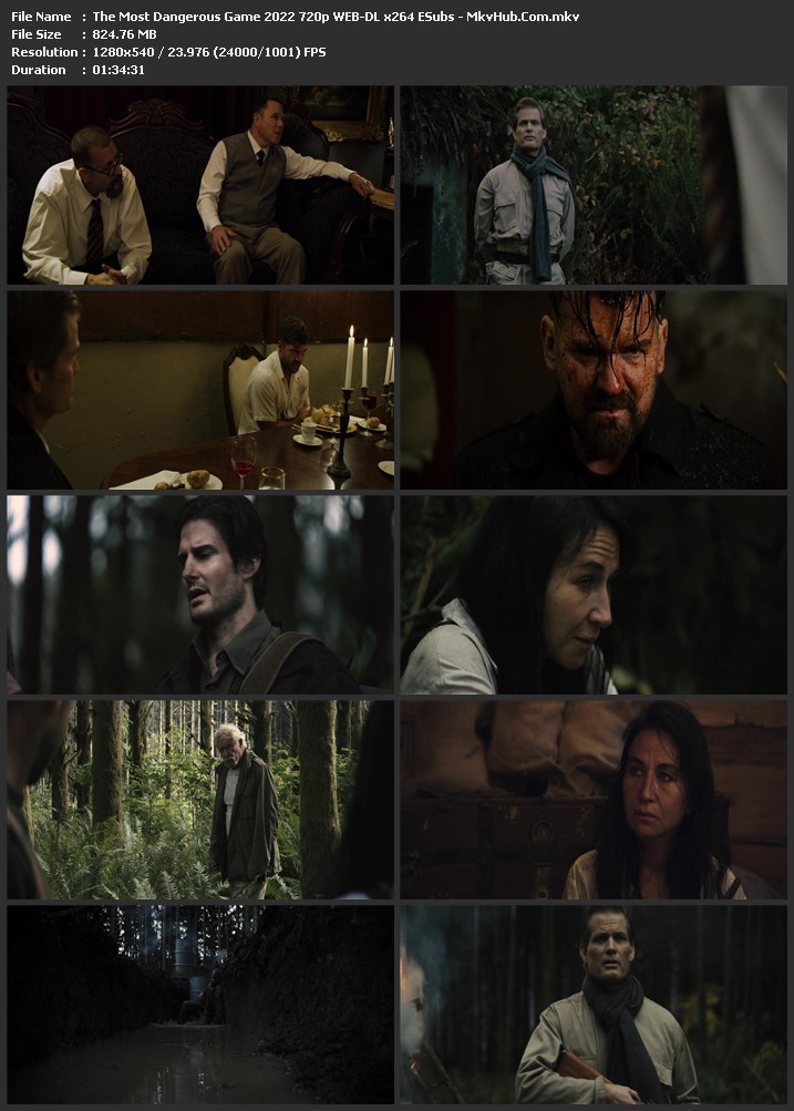 The Most Dangerous Game 2022 English 720p WEB-DL 850MB Download