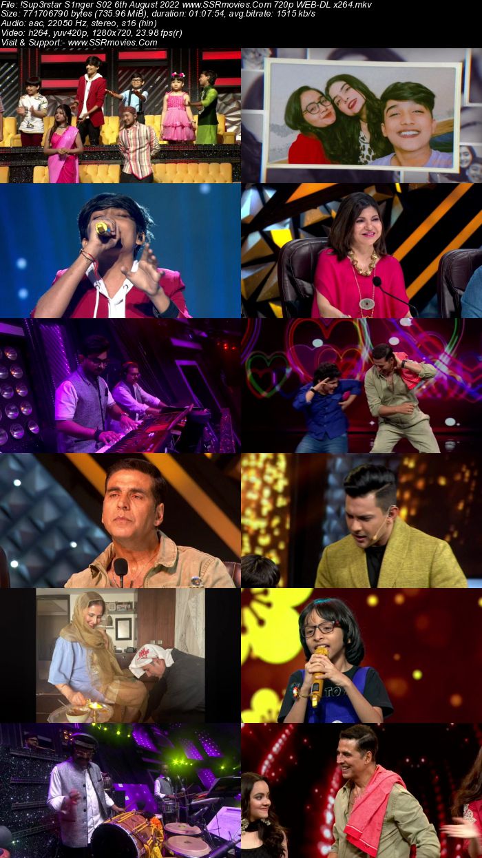 Superstar Singer S02 6th August 2022 720p 480p WEB-DL x264 300MB Download