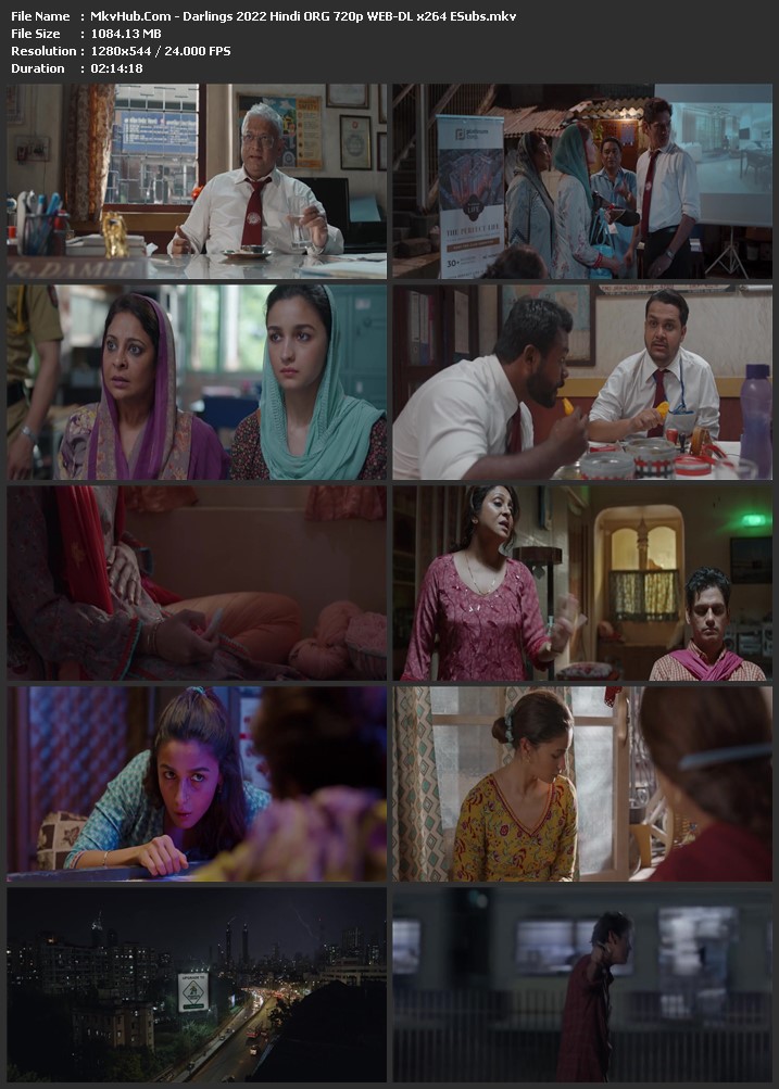 Darlings 2022 Hindi 720p WEB-DL 1.1GB Download