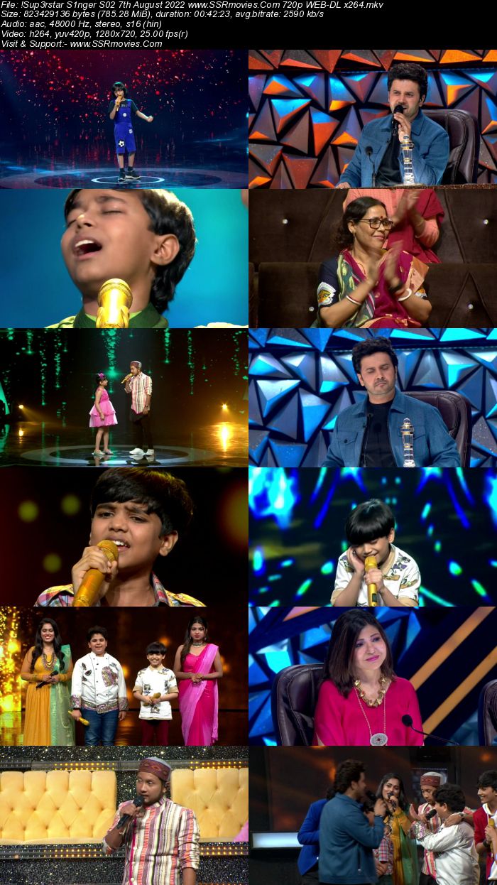 Superstar Singer S02 7th August 2022 720p 480p WEB-DL x264 300MB Download