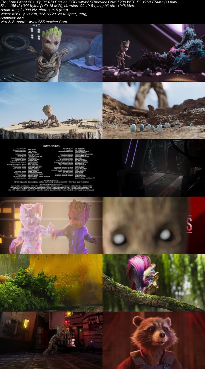 I Am Groot 2022 S01 Complete English ORG 1080p 720p WEB-DL ESubs Full Movie Download