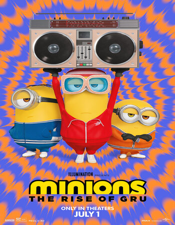 Minions: The Rise of Gru 2022 Dual Audio (Hindi - English) ORG 720p WEB-DL x264 800MB Download