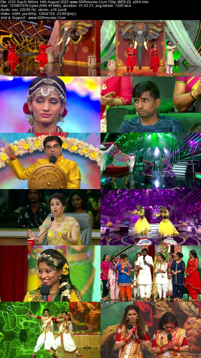 DID Super Moms S03 14th August 2022 720p 480p WEB-DL x264 350MB Download