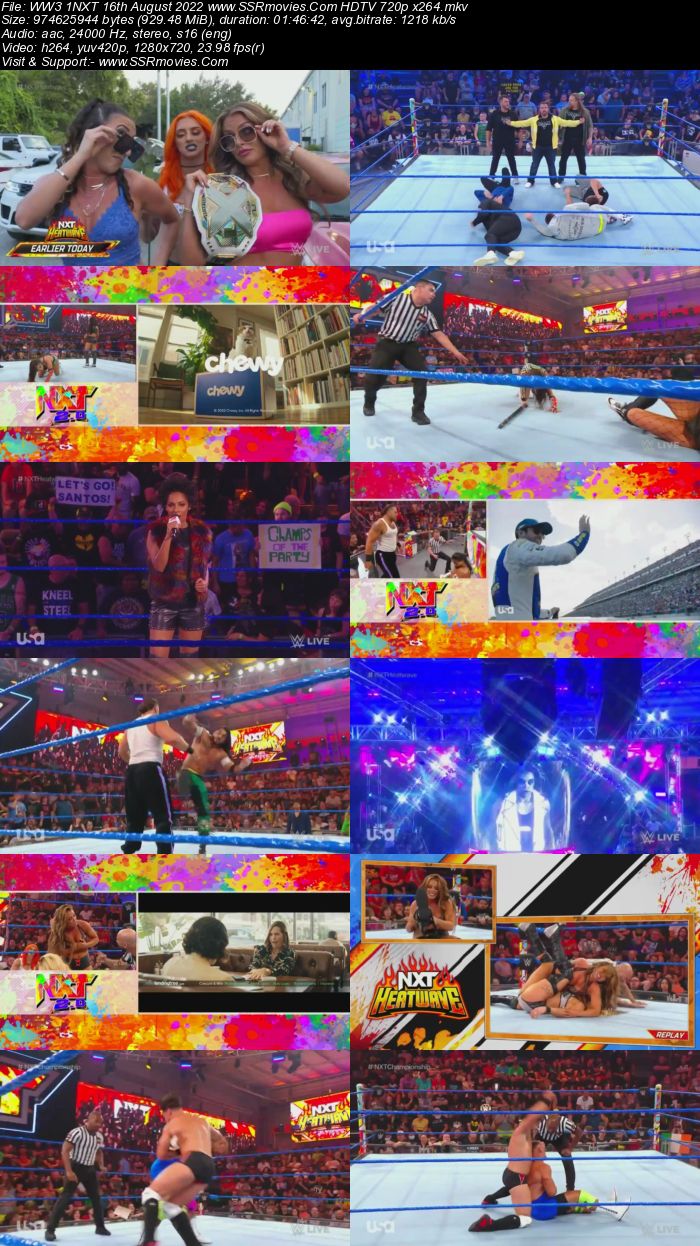 WWE NXT 2.0 16th August 2022 480p 720p HDTV x264 Download