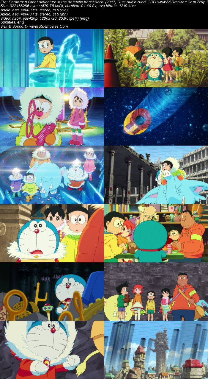 Doraemon: Great Adventure in the Antarctic Kachi Kochi 2017 Dual Audio Hindi ORG 1080p 720p 480p BluRay x264 ESubs Full Movie Download