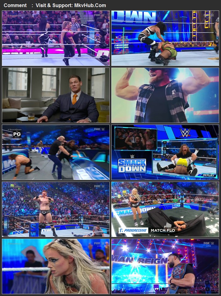 WWE Friday Night SmackDown 19th August 2022 720p WEBRip x264 800MB Download