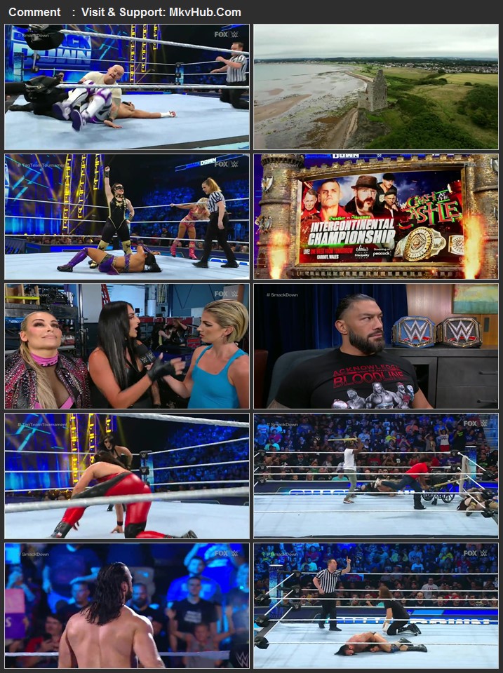 WWE Friday Night SmackDown 26th August 2022 720p WEBRip x264 750MB Download