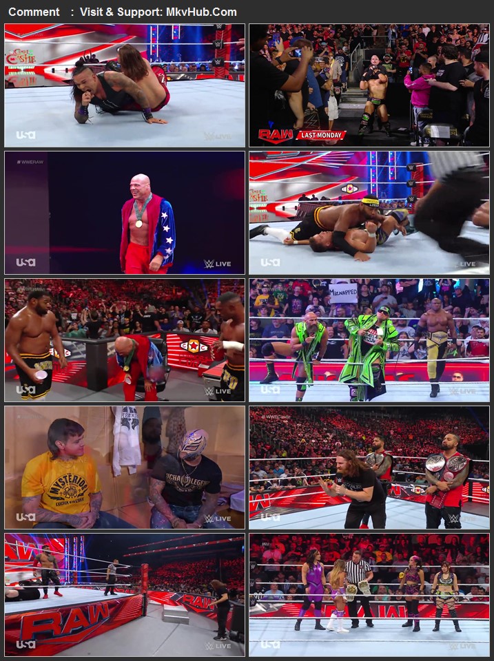 WWE Monday Night Raw 29th August 2022 720p WEBRip x264 1.1GB Download