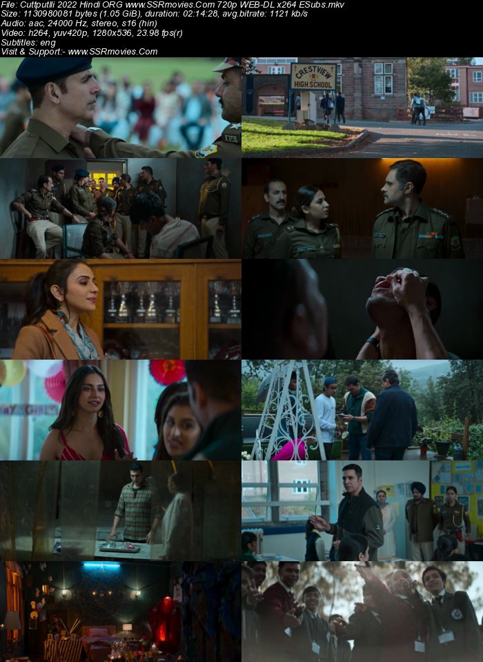 Cuttputli 2022 Hindi ORG 1080p 720p 480p WEB-DL x264 ESubs Full Movie Download