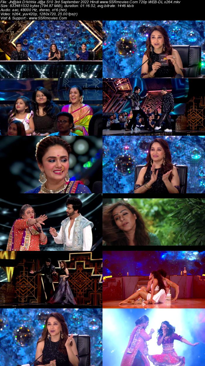 Jhalak Dikhhla Jaa S10 3rd September 2022 720p 480p WEB-DL x264 350MB Download