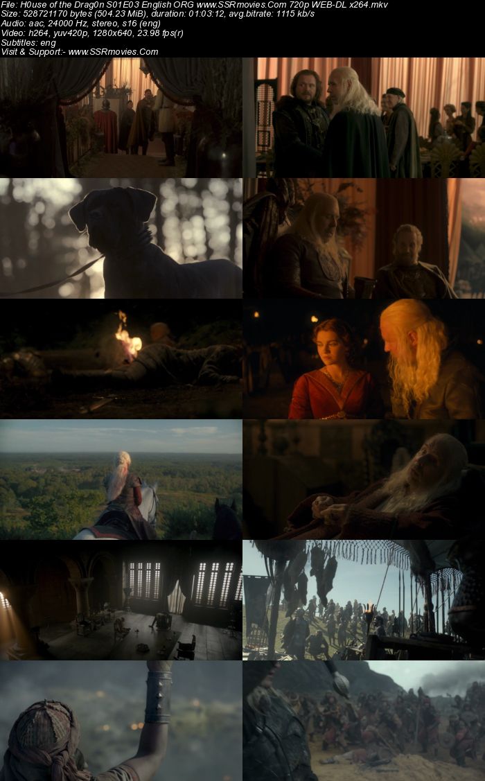 House of the Dragon 2022 S01 English ORG 720p 480p WEB-DL x264 ESubs Download