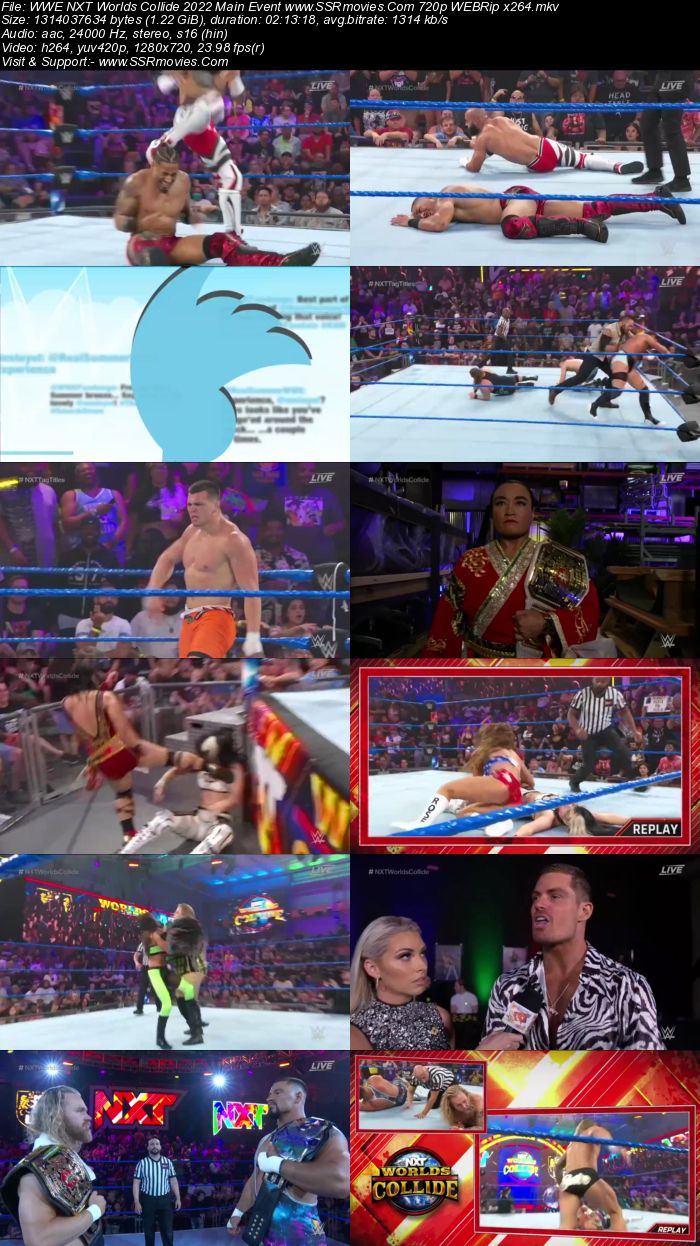 WWE NXT Worlds Collide 2022 Main Event 720p 480p WEBRip x264 Download