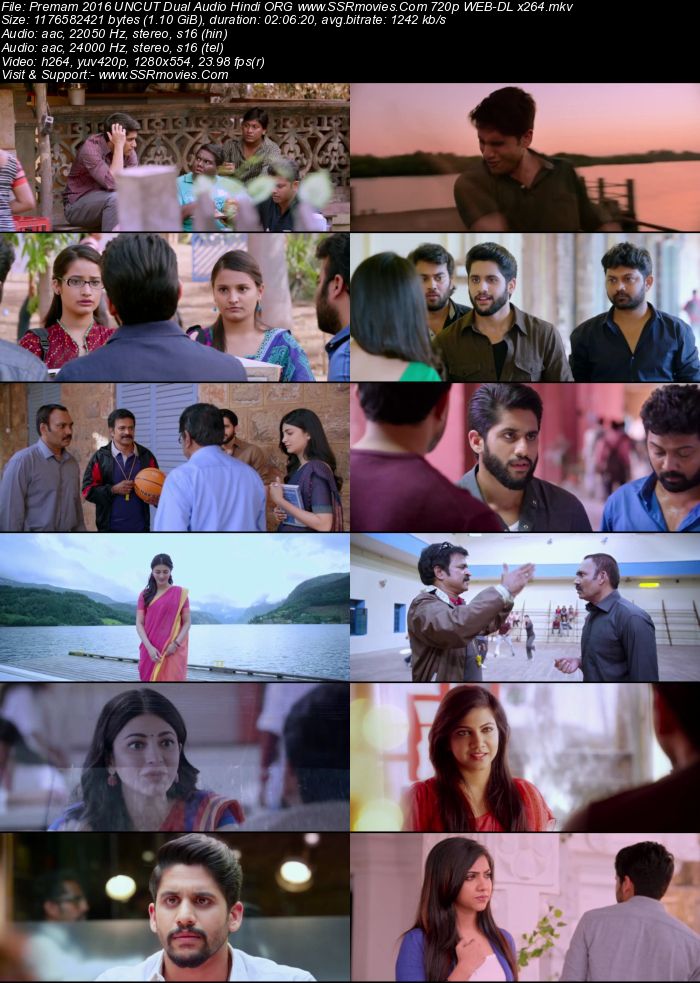 Premam 2016 Dual Audio Hindi ORG 1080p 720p 480p WEB-DL x264 ESubs Full Movie Download