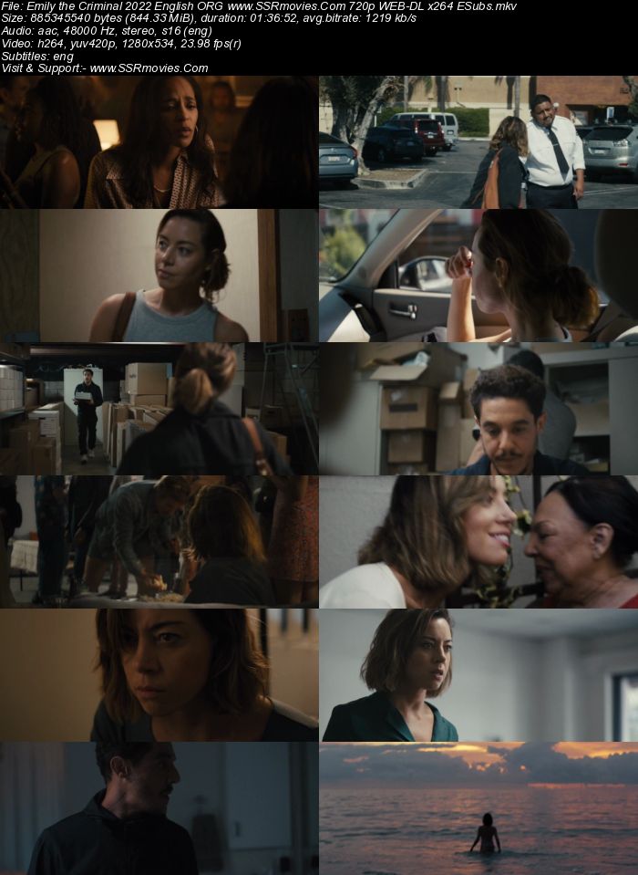 Emily the Criminal 2022 English ORG 1080p 720p 480p WEB-DL x264 ESubs Full Movie Download